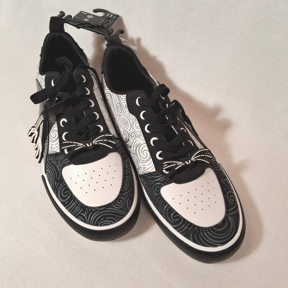 Nightmare Before‎ Christmas Jack Skellington Mens Sneakers Black White 11.5